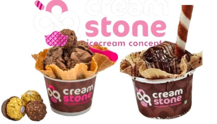 Cream Stone Franchise Cost in India